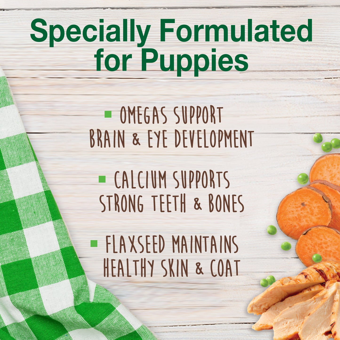 Nylabone Healthy Edibles Puppy Turkey Sweet Potato Dog Chew Treats Turkey Sweet Potato, XS/Petite Up To 15 Lbs. 8 ct