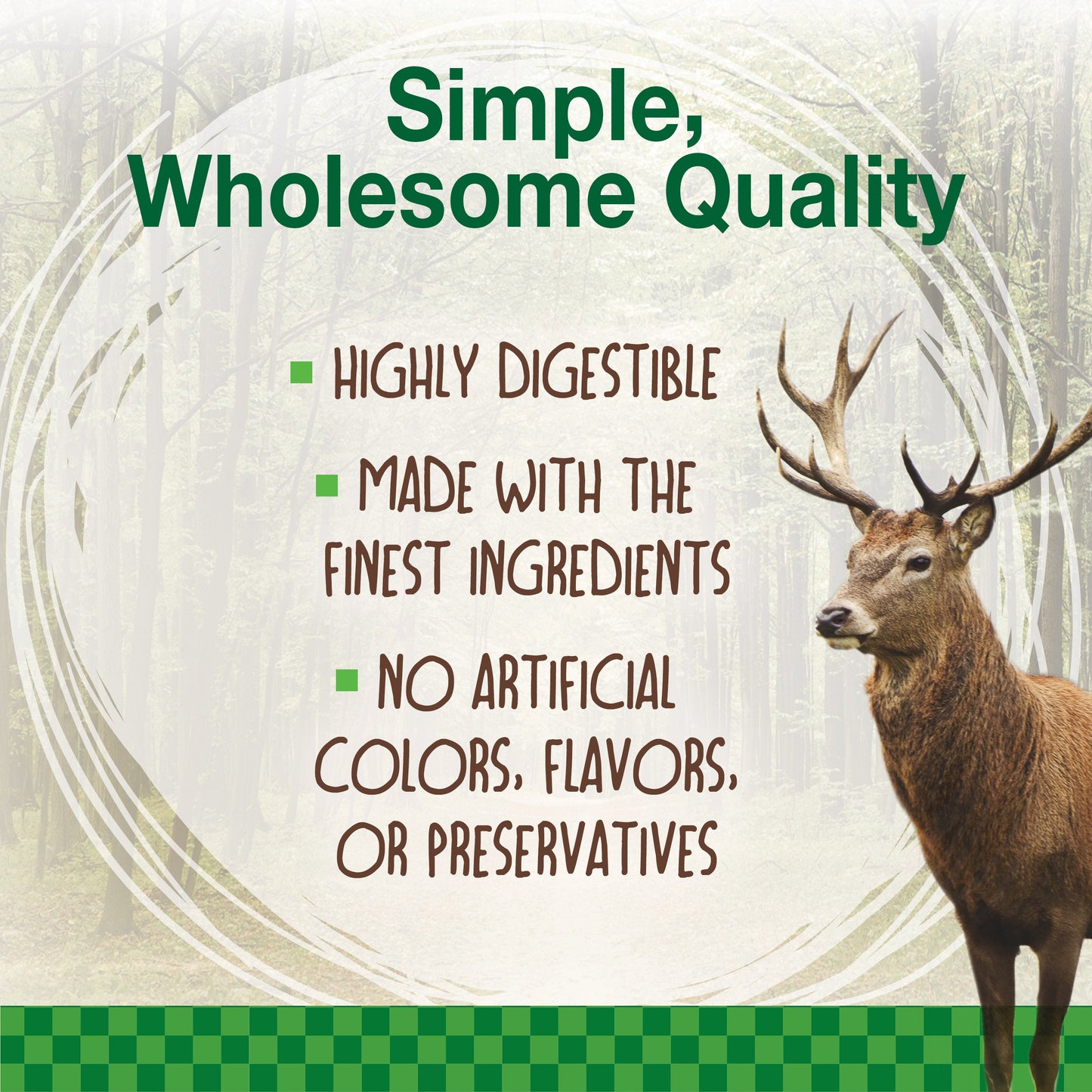Nylabone Healthy Edibles WILD Natural Long Lasting Venison Dog Chew Treats Venison, Large/Giant Up To 50 Lbs. 1 ct