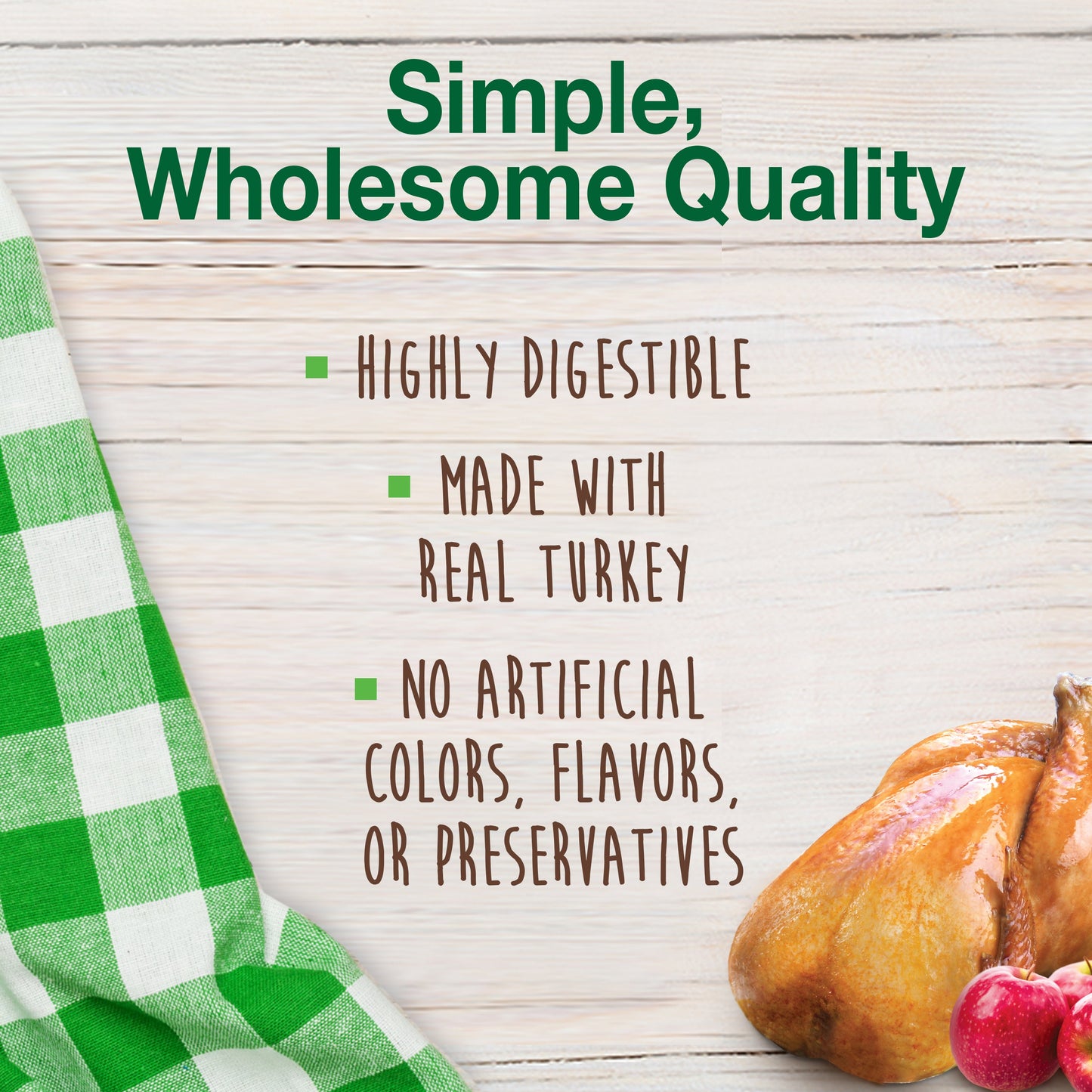 Nylabone Healthy Edibles AllNatural Long Lasting Turkey Apple Dog Chew Treats Turkey Apple, SMall/Regular Up To 25 Ibs. 4 ct