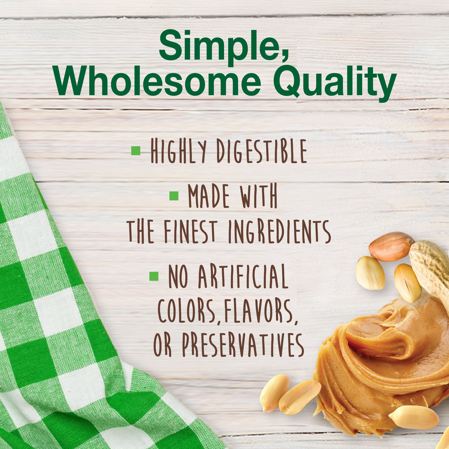 Nylabone Healthy Edibles AllNatural Long Lasting Peanut Butter Dog Chew Treats 1 Count, Peanut Butter, XL/Souper 50 Lbs. 1 ct