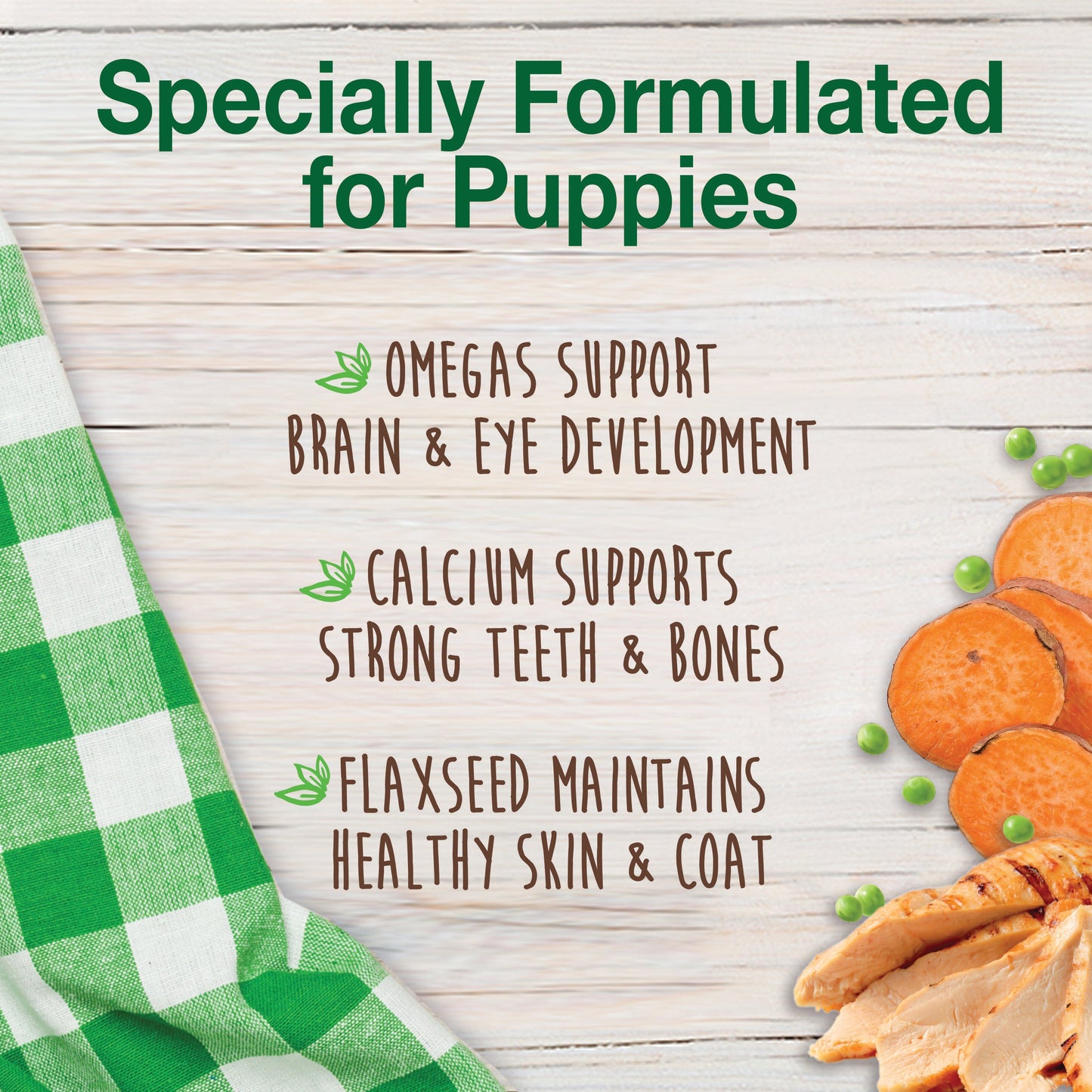 Nylabone Healthy Edibles Puppy Turkey Sweet Potato Dog Chew Treats Turkey Sweet Potato, XS/Petite Up To 15 Lbs. 16 ct