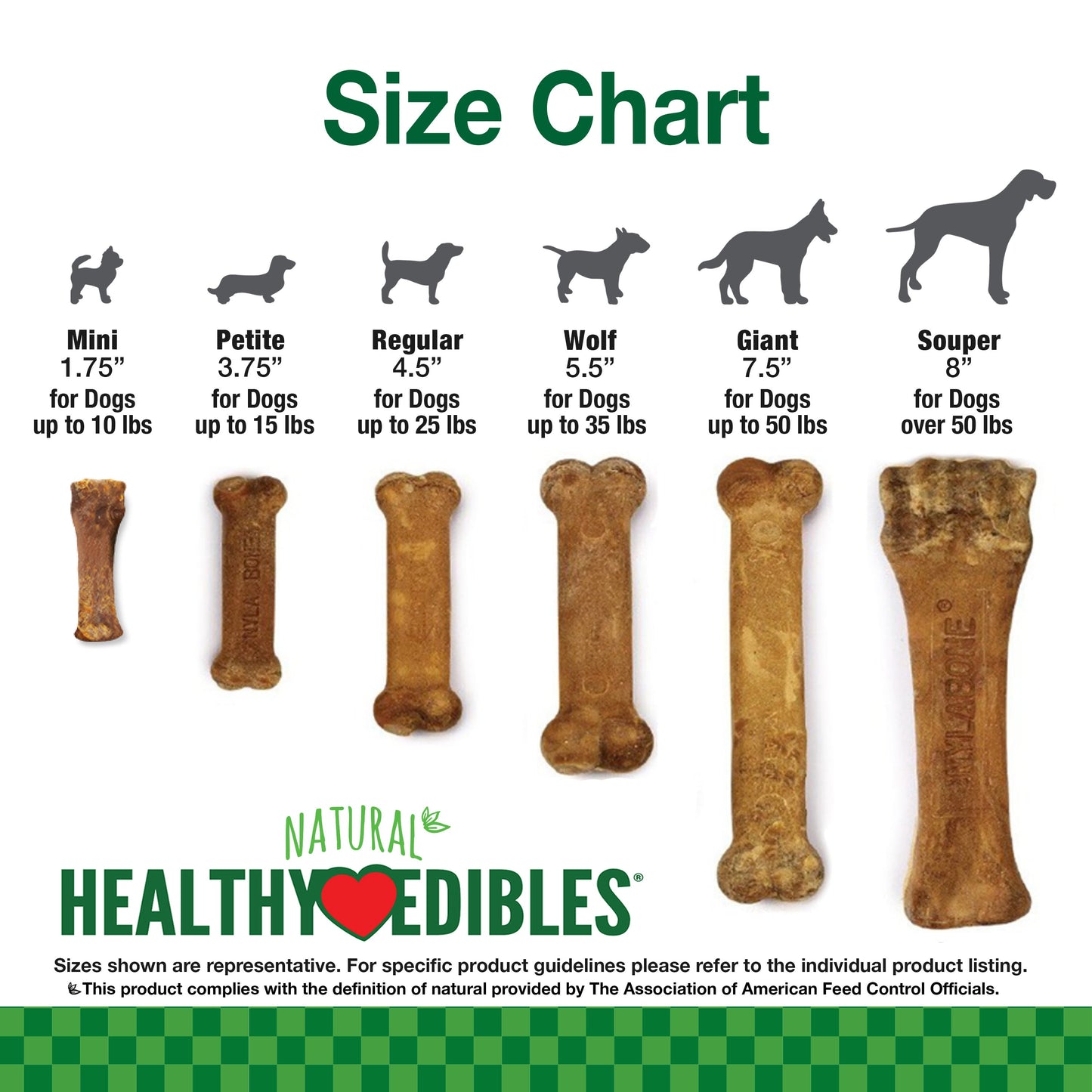 Nylabone Healthy Edibles AllNatural Long Lasting Bacon Chew Treats Bacon, Medium/Wolf Up To 35 Lbs. 7 ct