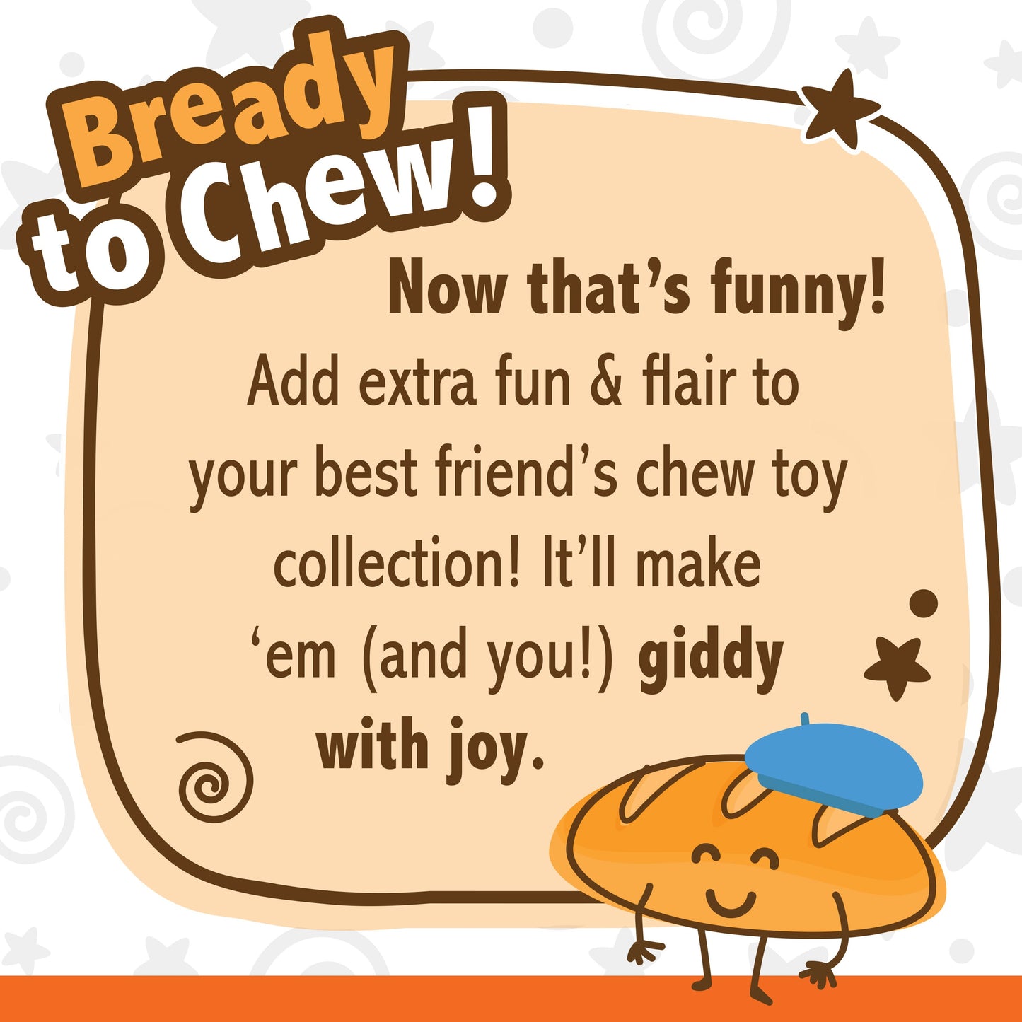 Nylabone Power Chew Baguette Dog Toy Chicken 1ea/Large/Giant - Up To 50 lb