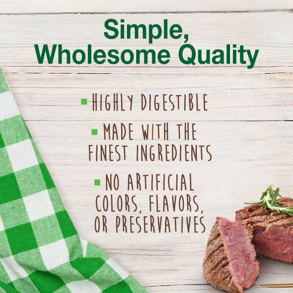 Nylabone Healthy Edibles Meaty Center Natural Dog Treats Beef, SMall Up To 30 Lbs. 12 ct