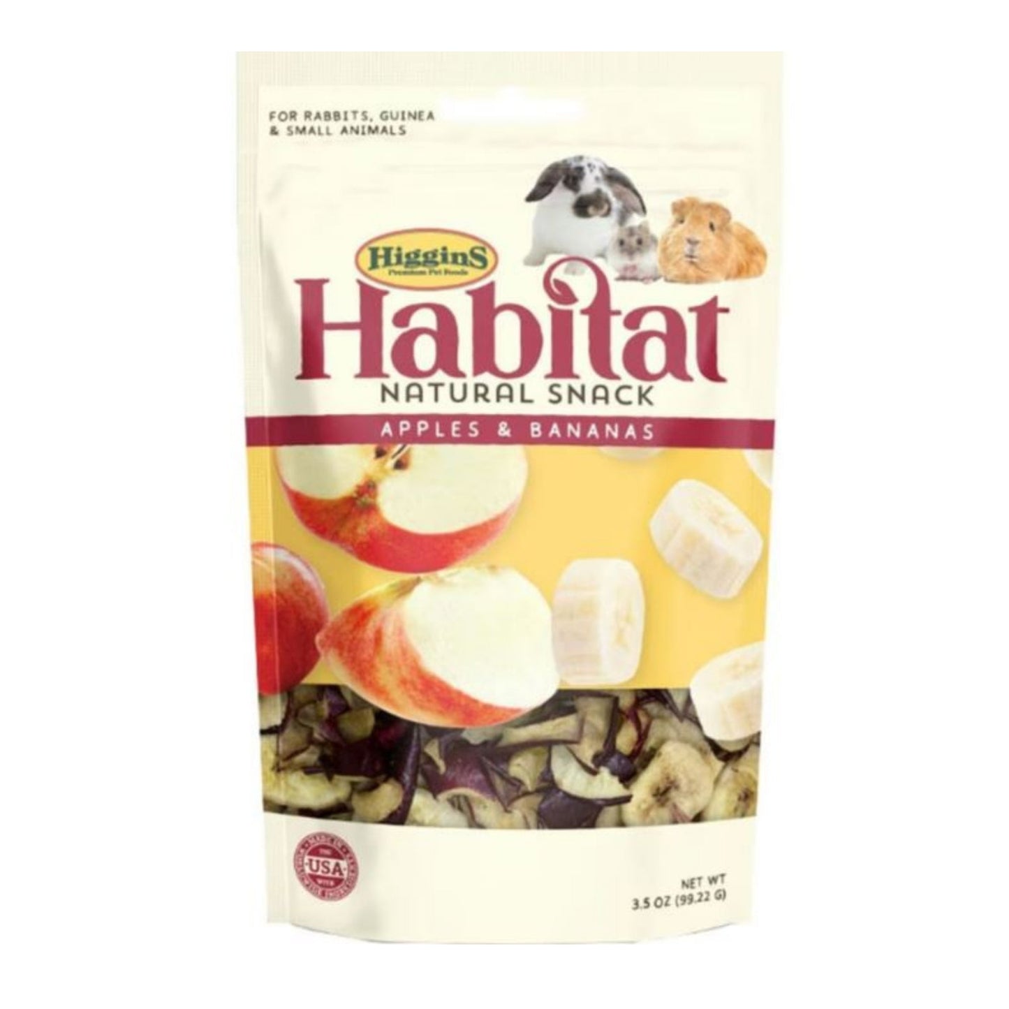 Higgins Higgins Habitat Small Animal Treats Apple/Banana 3.5oz.
