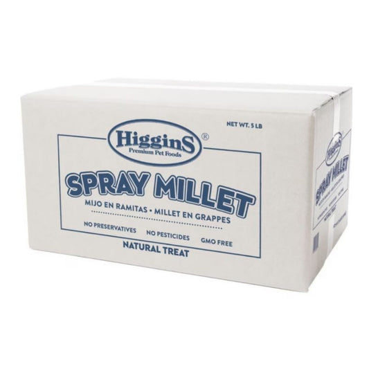 Higgins Spray Millet Natural Avian Treat 5 Lb