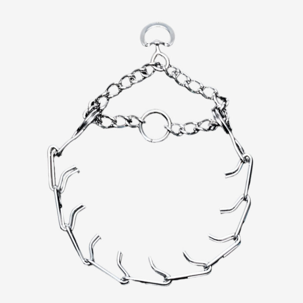 Titan Prong Training Dog Collar Nickel, Chrome 1ea/4 Mm X 22 in