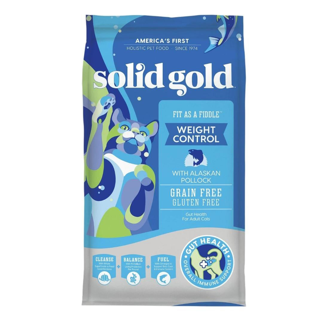 Solid Gold Cat Fit As Fiddle Grainfree Pollack Weight Management 6Lb