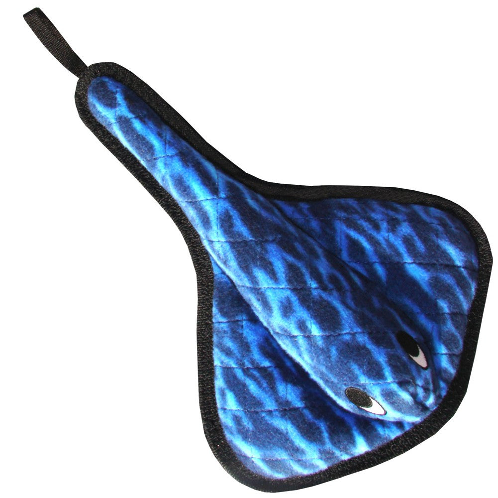 Tuffy Ocean Creature Stingray Durable Dog Toy Blue, 1ea/11 in