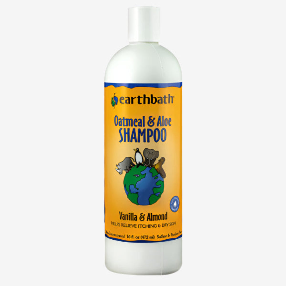 Earthbath Oatmeal & Aloe Shampoo, Vanilla & Almond 1ea/16 oz