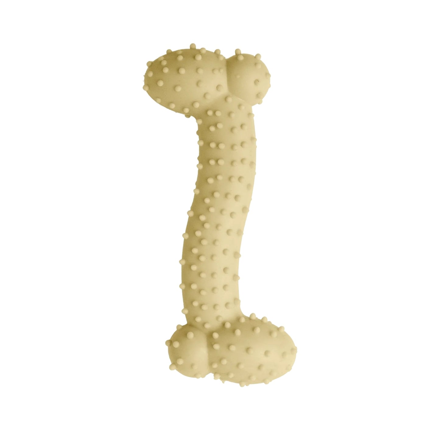 Snugarooz Lil Baby Bone Eco TPR Dog Toy Yellow 4.25in.