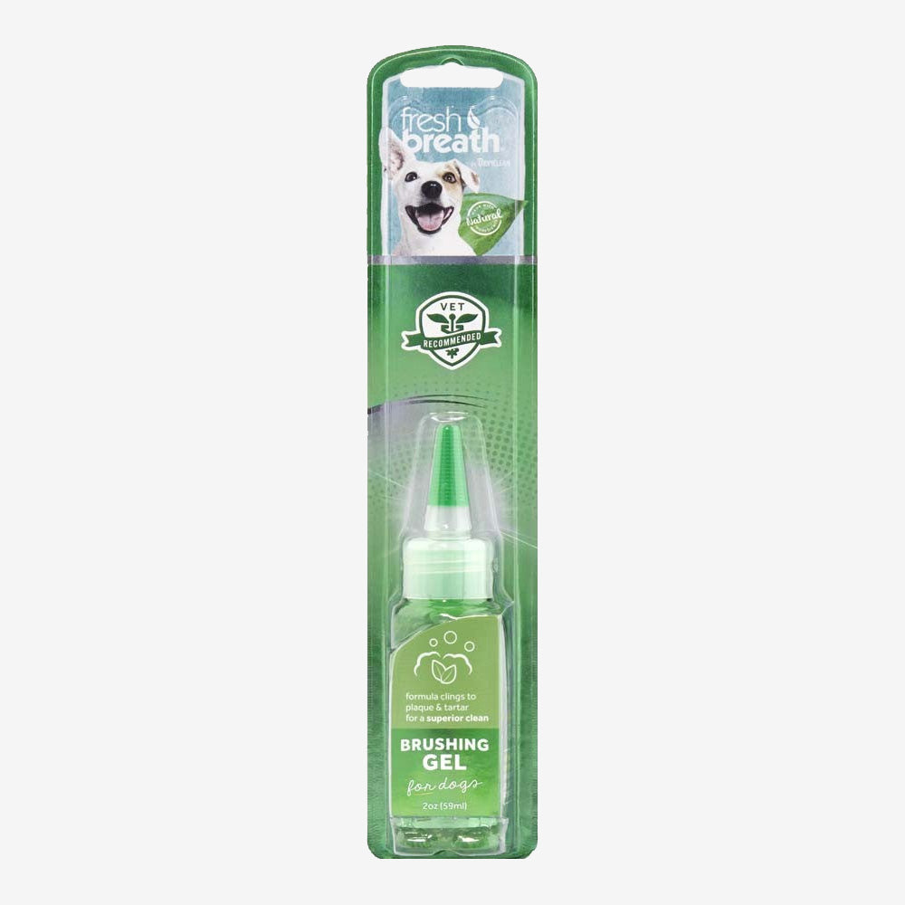 TropiClean Fresh Breath Brushing Dental & Oral Care Gel for Dogs 1ea/2 oz