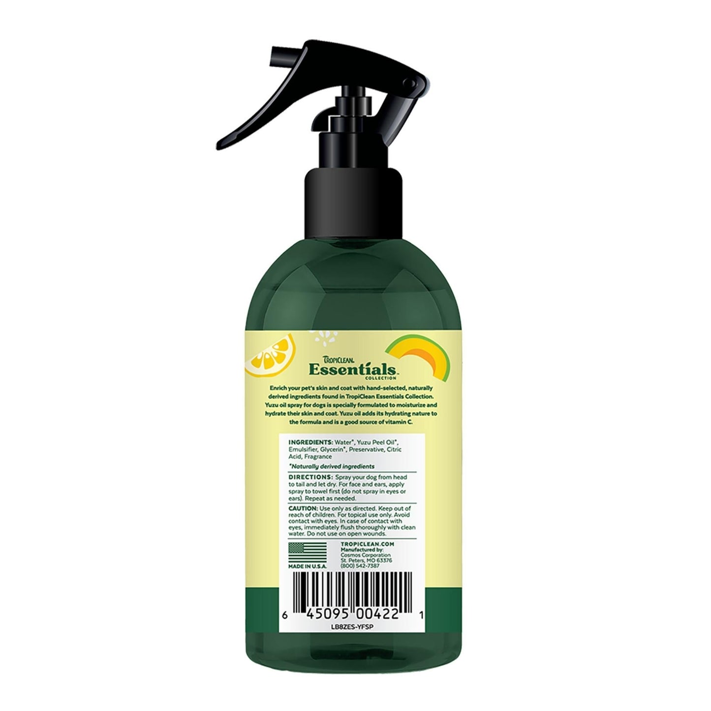TropiClean Essentials Yuzu Fruit Deodorizing Spray 1ea/8 oz