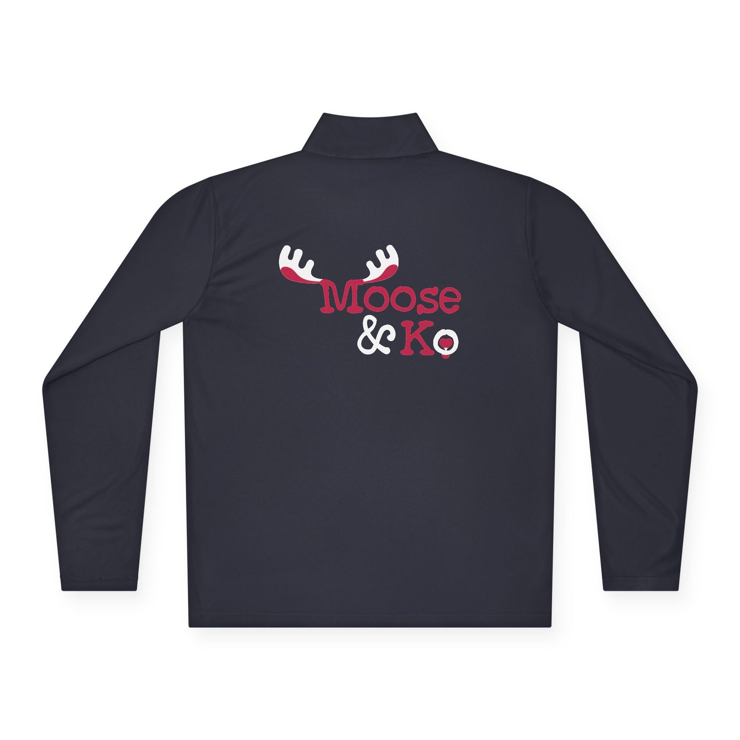 Moose & Ko. Quarter-Zip Unisex Pullover