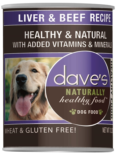 Dave's Naturally Healthy; Liver & Beef 13.2oz. (Case of 12)