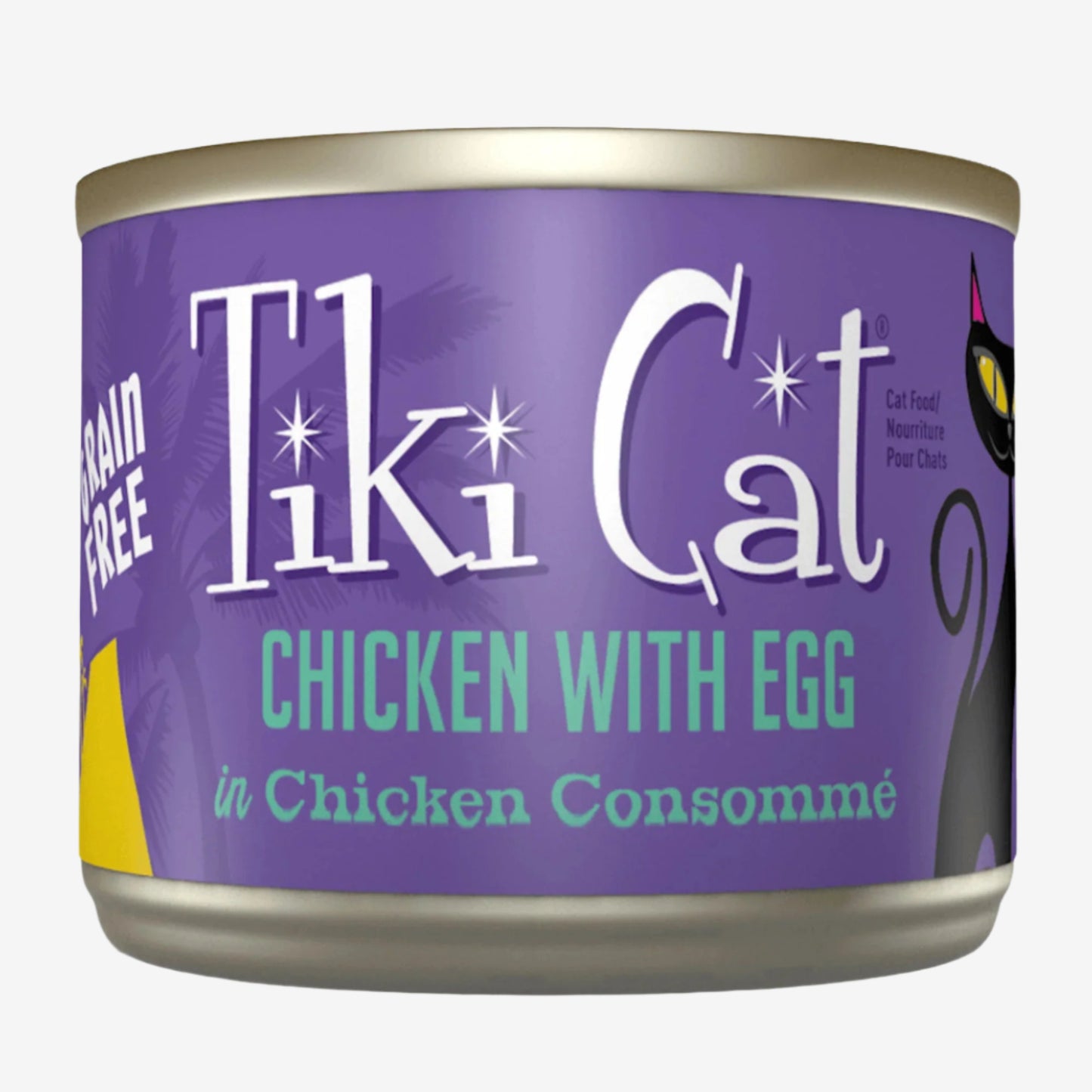 Tiki Pets Cat Luau Kool Chicken Egg 6oz. (Case of 8)