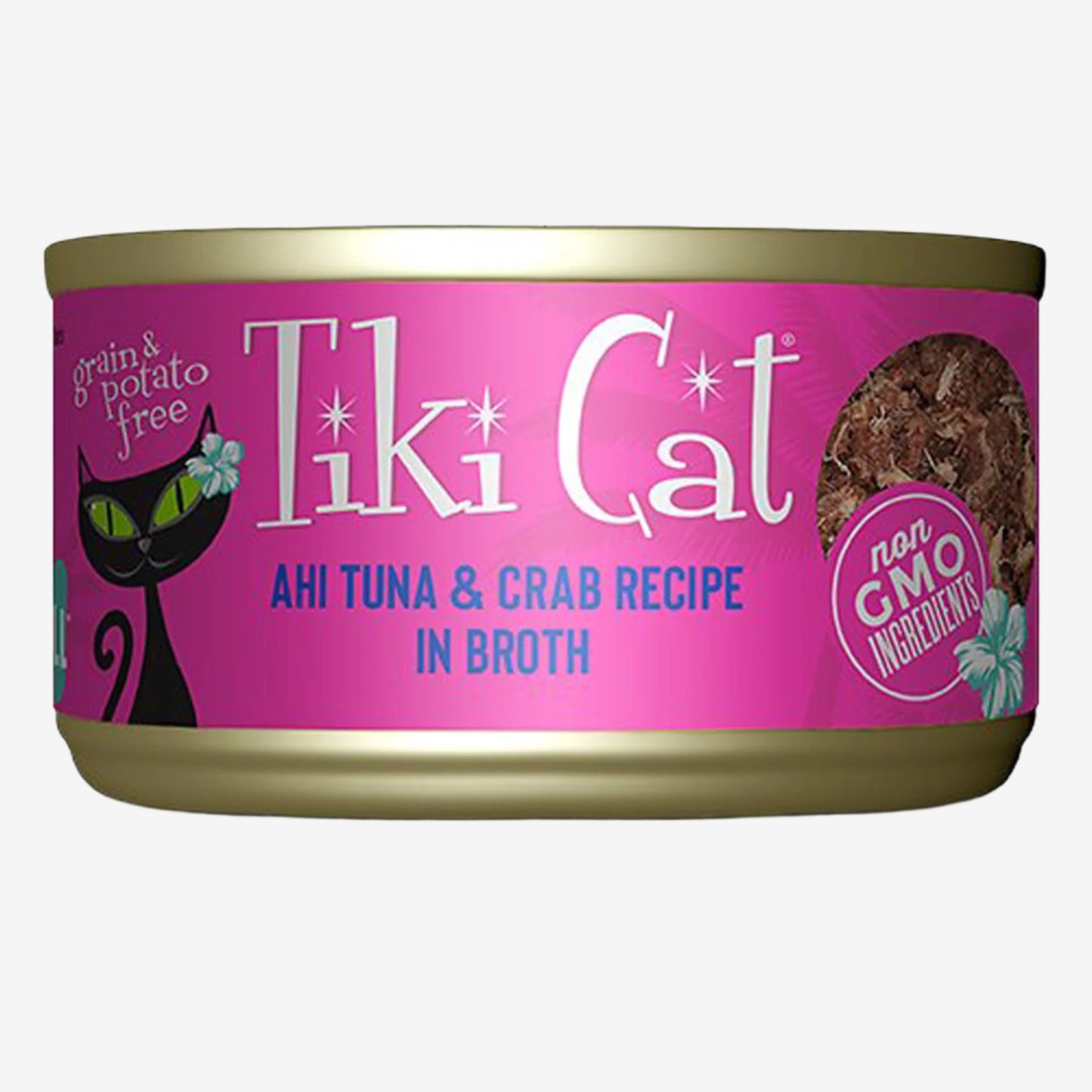 Tiki Pets Cat Hana Grill Ahi Tuna and Crab 2.8oz. (Case of 12)