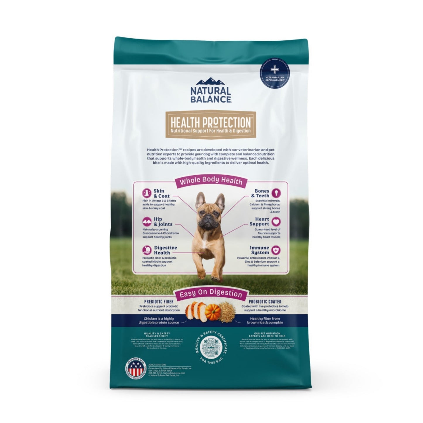 Natural Balance Pet Foods Health Protection Small Breed Dry Dog Food Chicken, Rice & Pumpkin 4lb