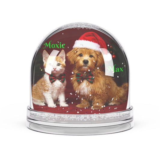 Paw-sonalized Snow Globe