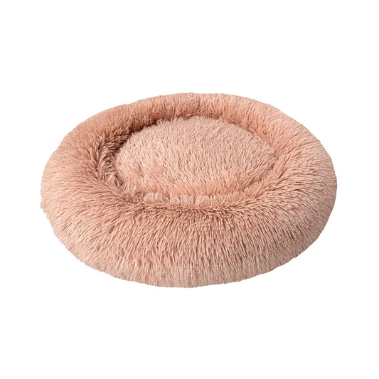 Ethical Pet Sleep Zone Luxe Round Faux Fur, Dusty Rose 27"