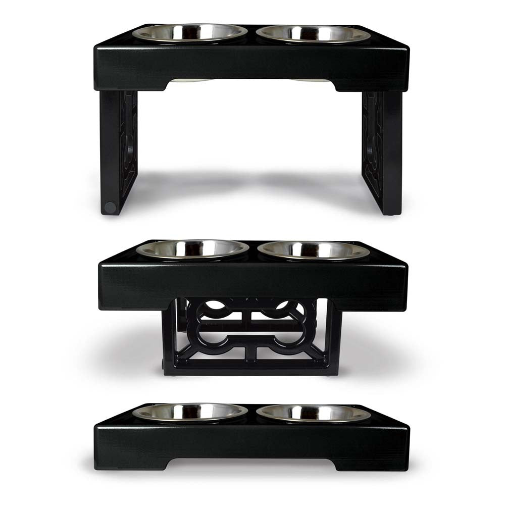 OurPets Barking Bistro Adjustable Elevated Dog Feeder