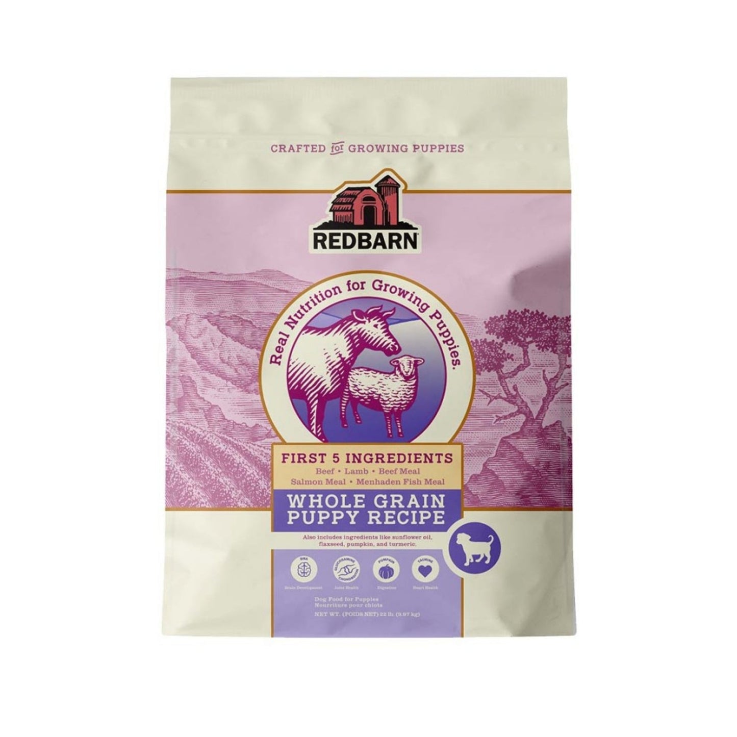 Redbarn Pet Products Whole Grain Puppy Dog Food 22lb