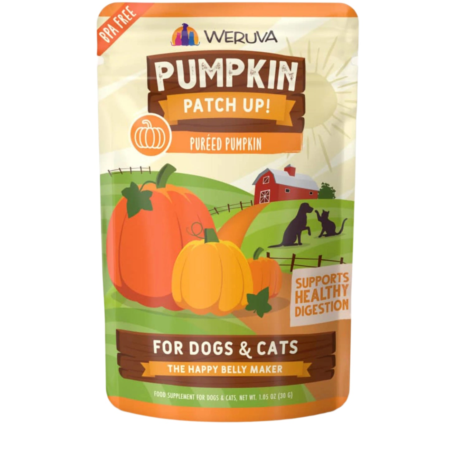 Weruva Dog And Cat Pumpkin 1.05oz. Variety Pack Pouch (Case of 12)