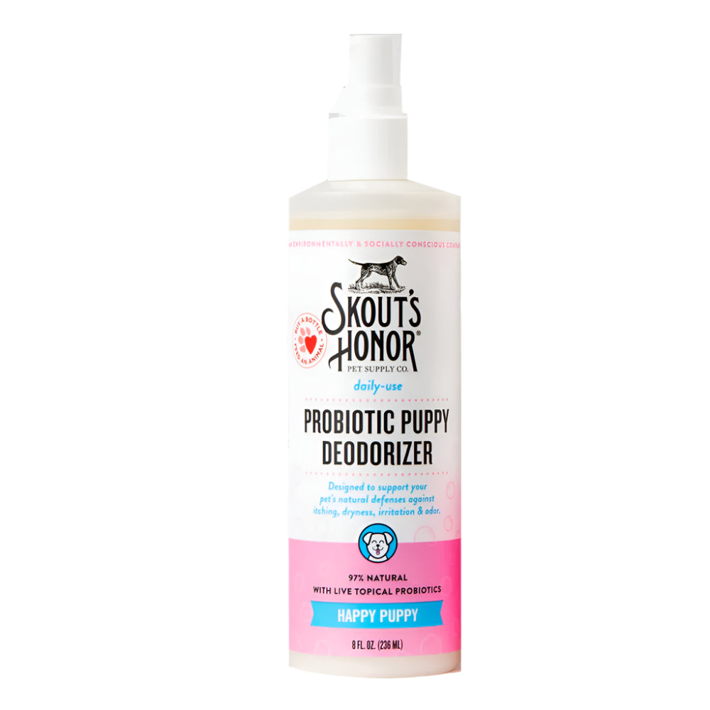 Skouts Honor Dog Probiotic Deodorizing Spray For Puppies 8oz.