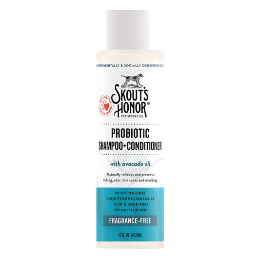 Skouts Honor Dog Probiotic Shampoo-Conditioner For Puppies 16oz.