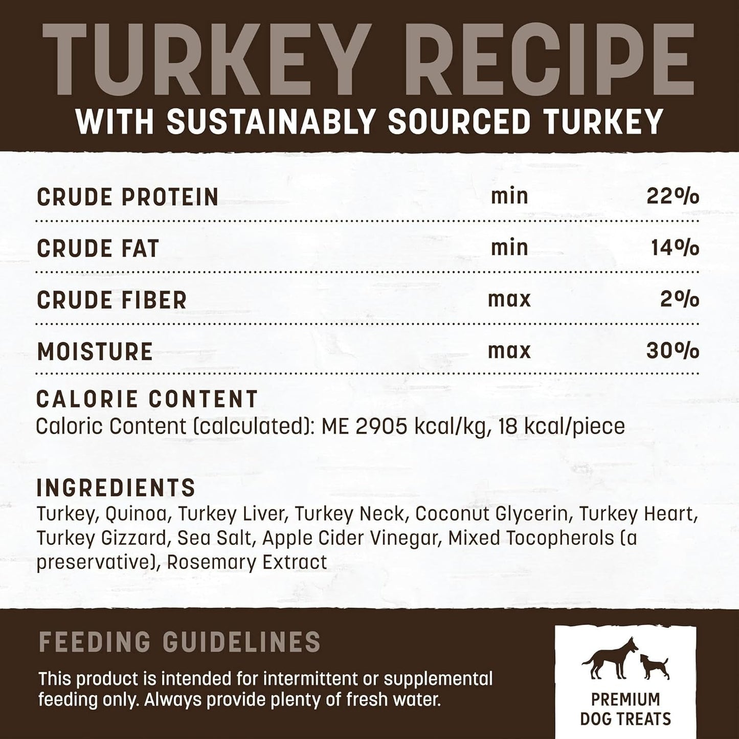 Earth Animal Dog Wisdom Air-Dried Jerky Turkey 4oz.