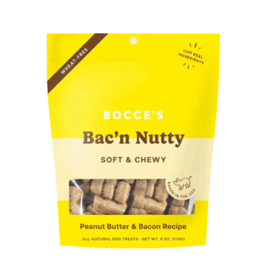 Bocce'S Bakery Dog Soft & Chewy Bacon Nutty 12oz.
