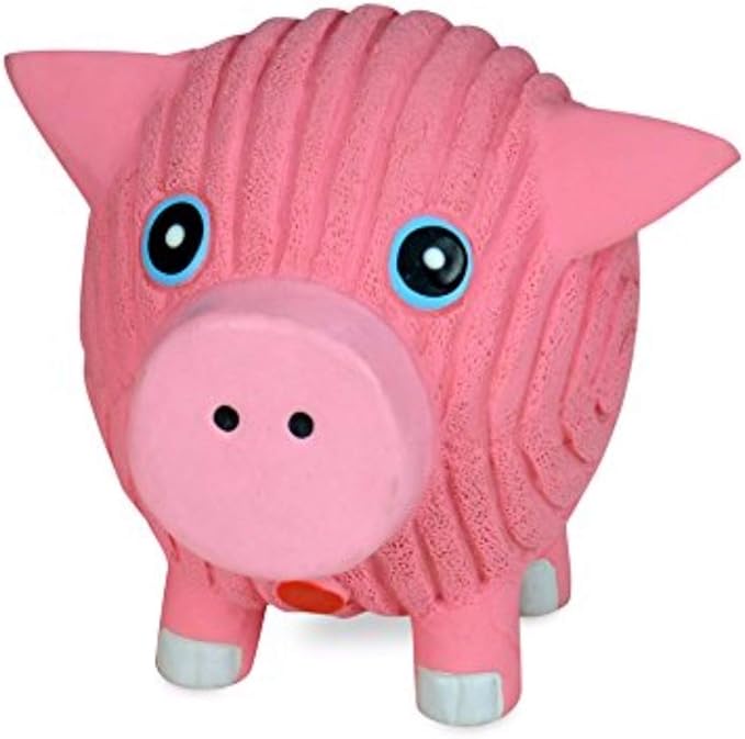 Hugglehounds Dog Hamlet Pig Ruff-Tex Ball Large