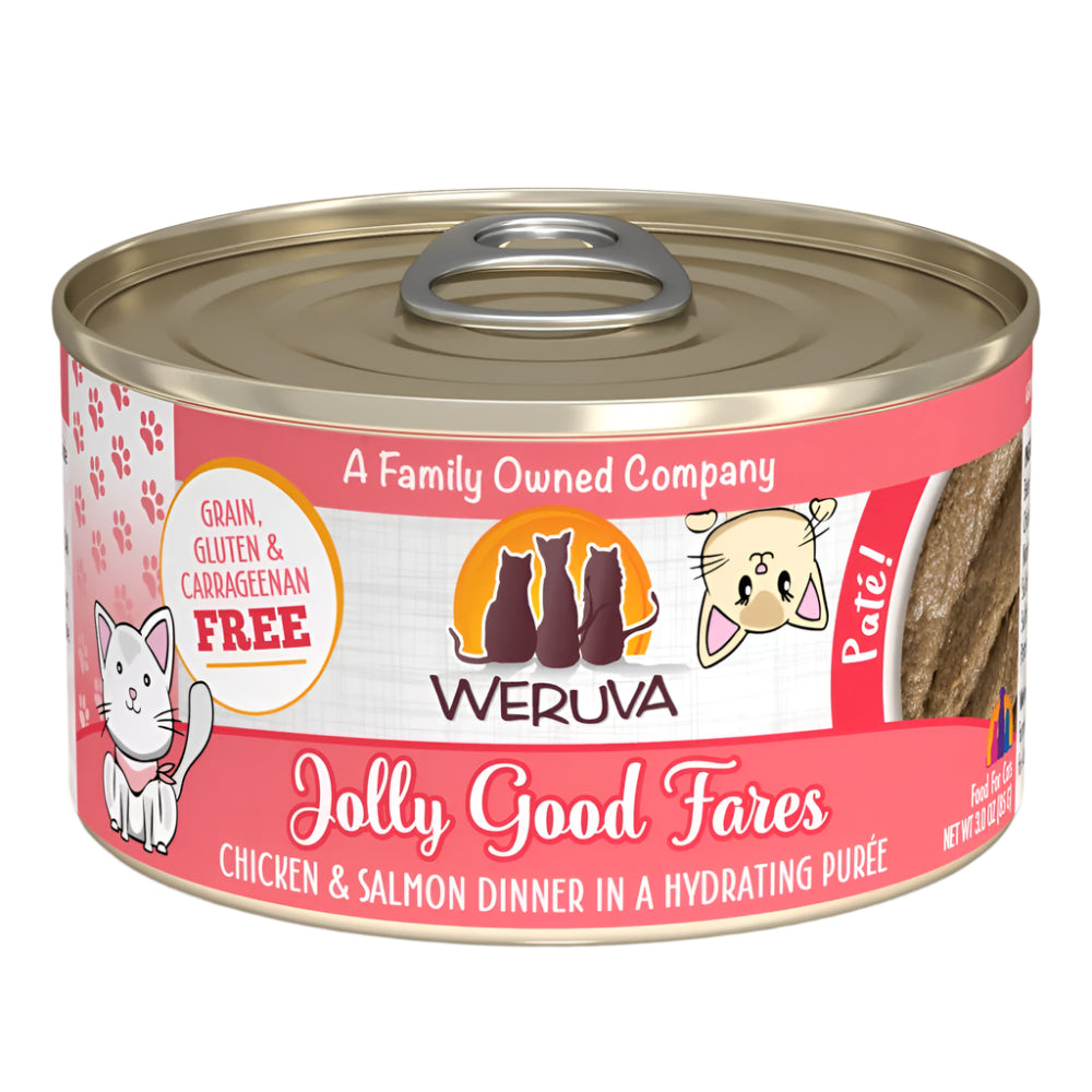 Weruva Cat Pate Jolly Good Fares 3oz. (Case of 8)
