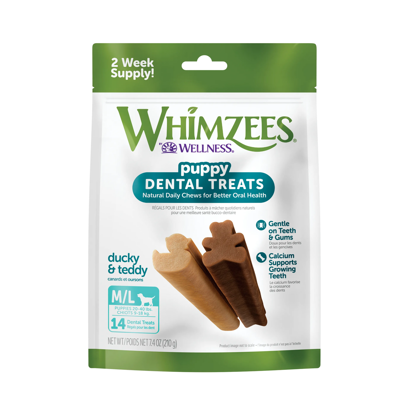 Whimzee Puppy Chews Md-Lg 7.4 oz