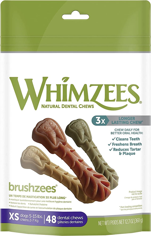 Whimzees Dog Brushzee Daily Pack Xs