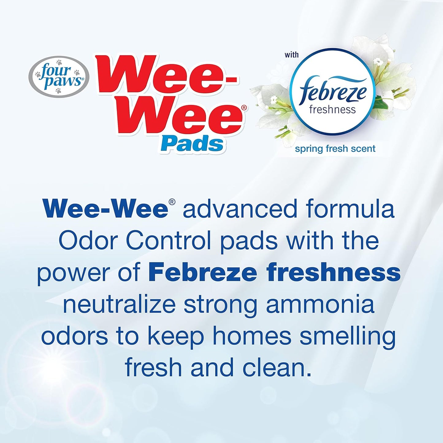 Four Paws Four Paws Wee-Wee Odor Control Dog Training Pads with Febreze Freshness Febreze Freshness 1ea/10 ct