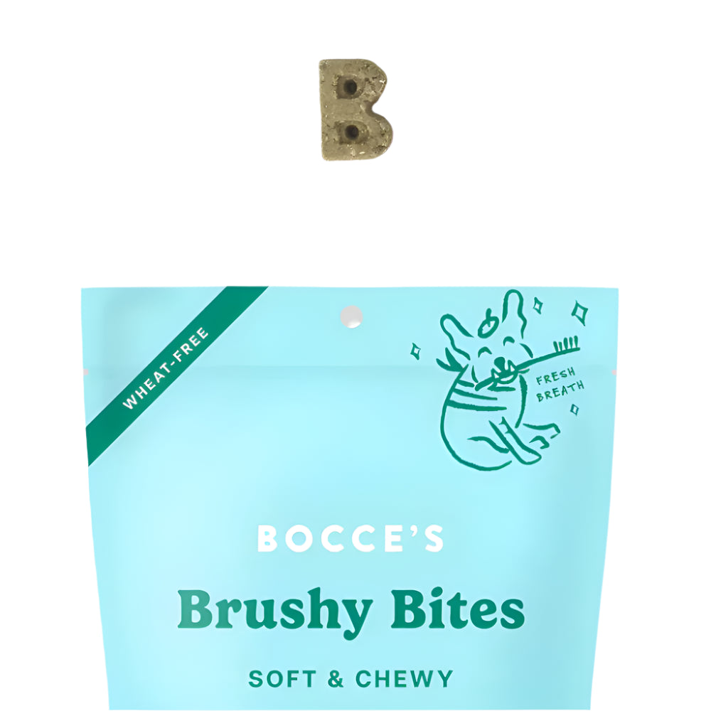 Bocces Dog Soft Chews Brushy Bites 6oz