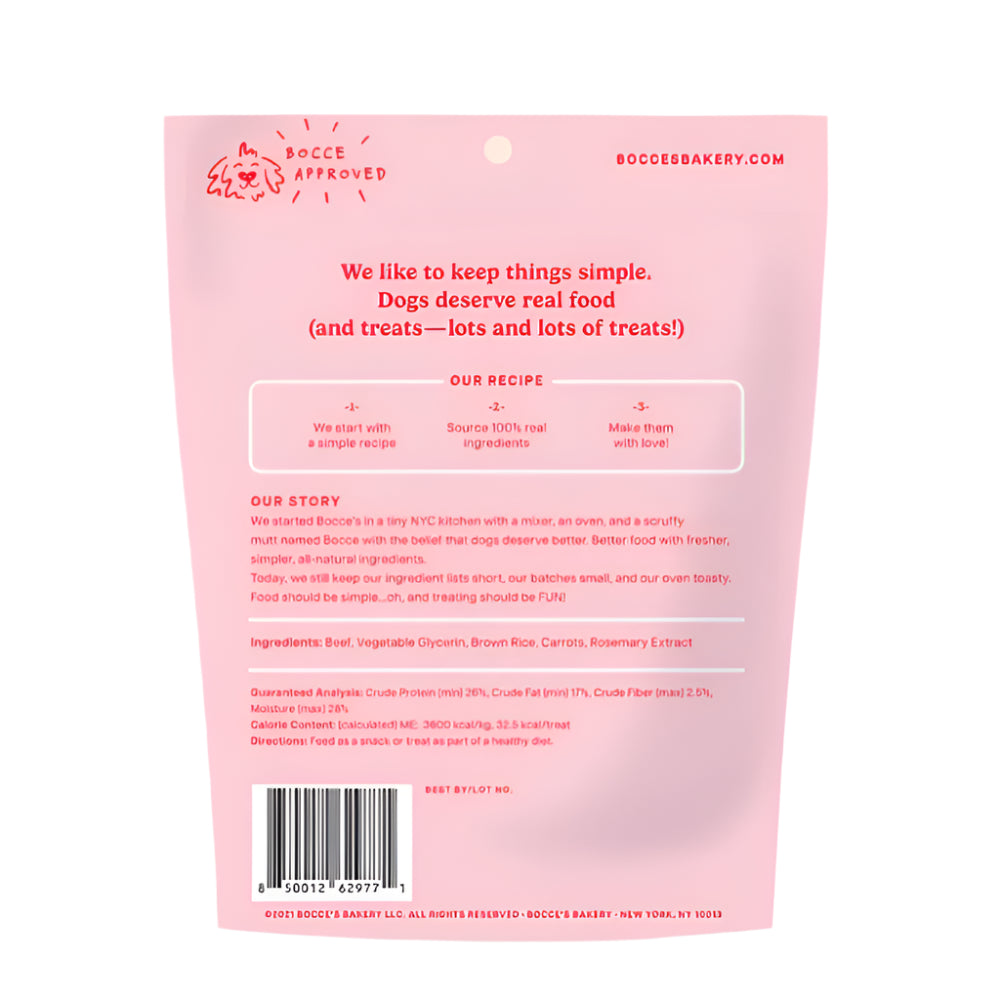 Bocces Dog Grazers Beef 4 oz