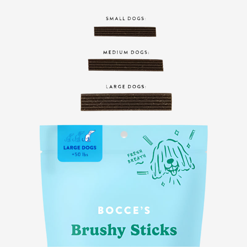 Bocees Dog Bushy Sticks Large 16oz.