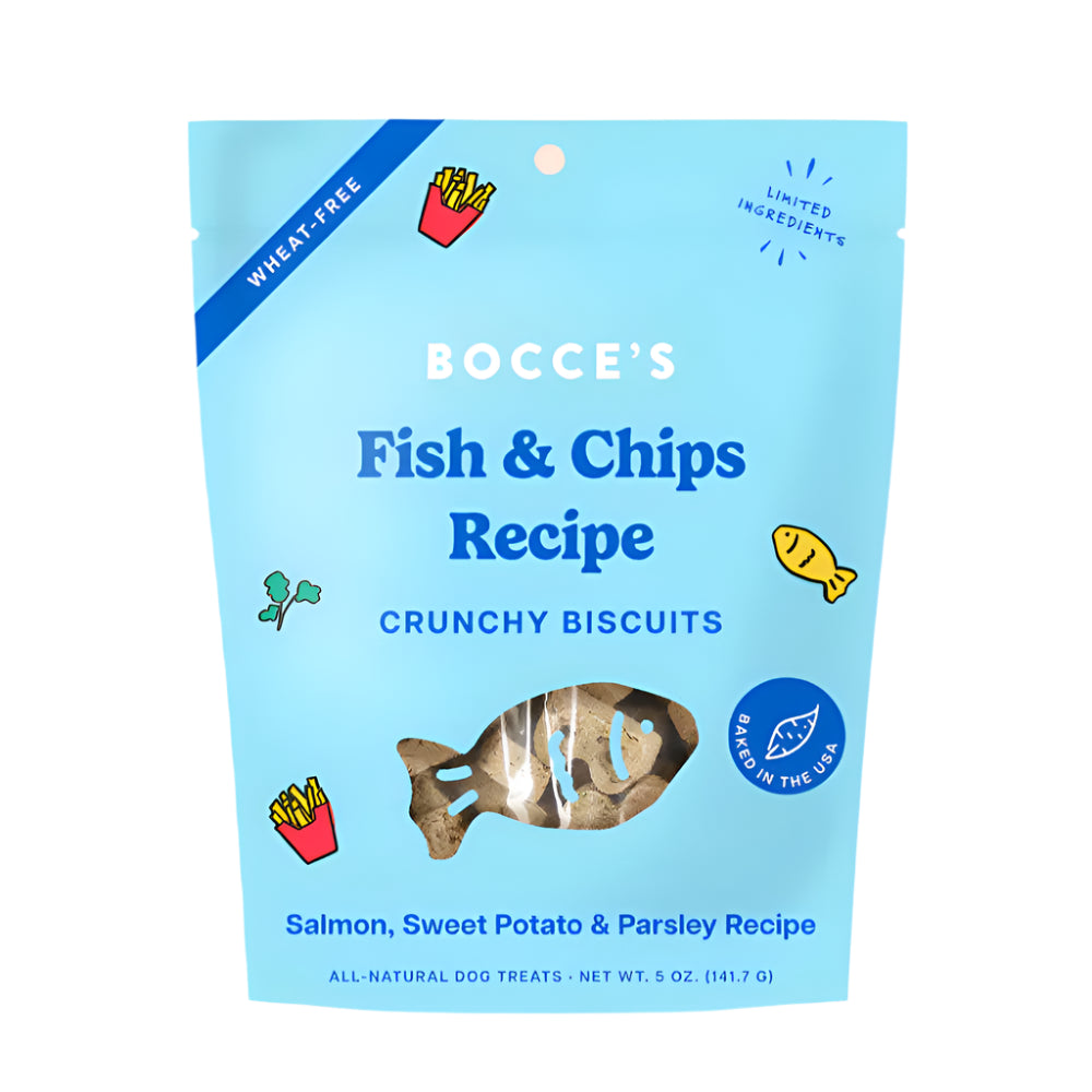 Bocce's Bakery Dog Fish Chips 5oz