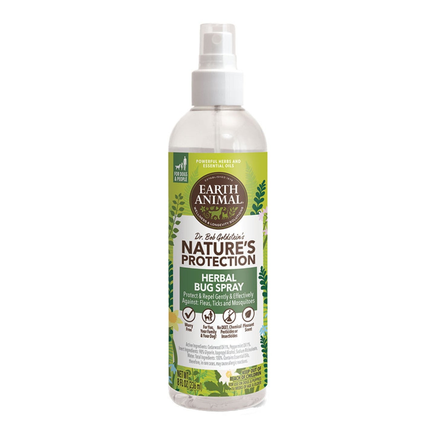 Earth Animal Herbal Dog Bug Spray 8oz.