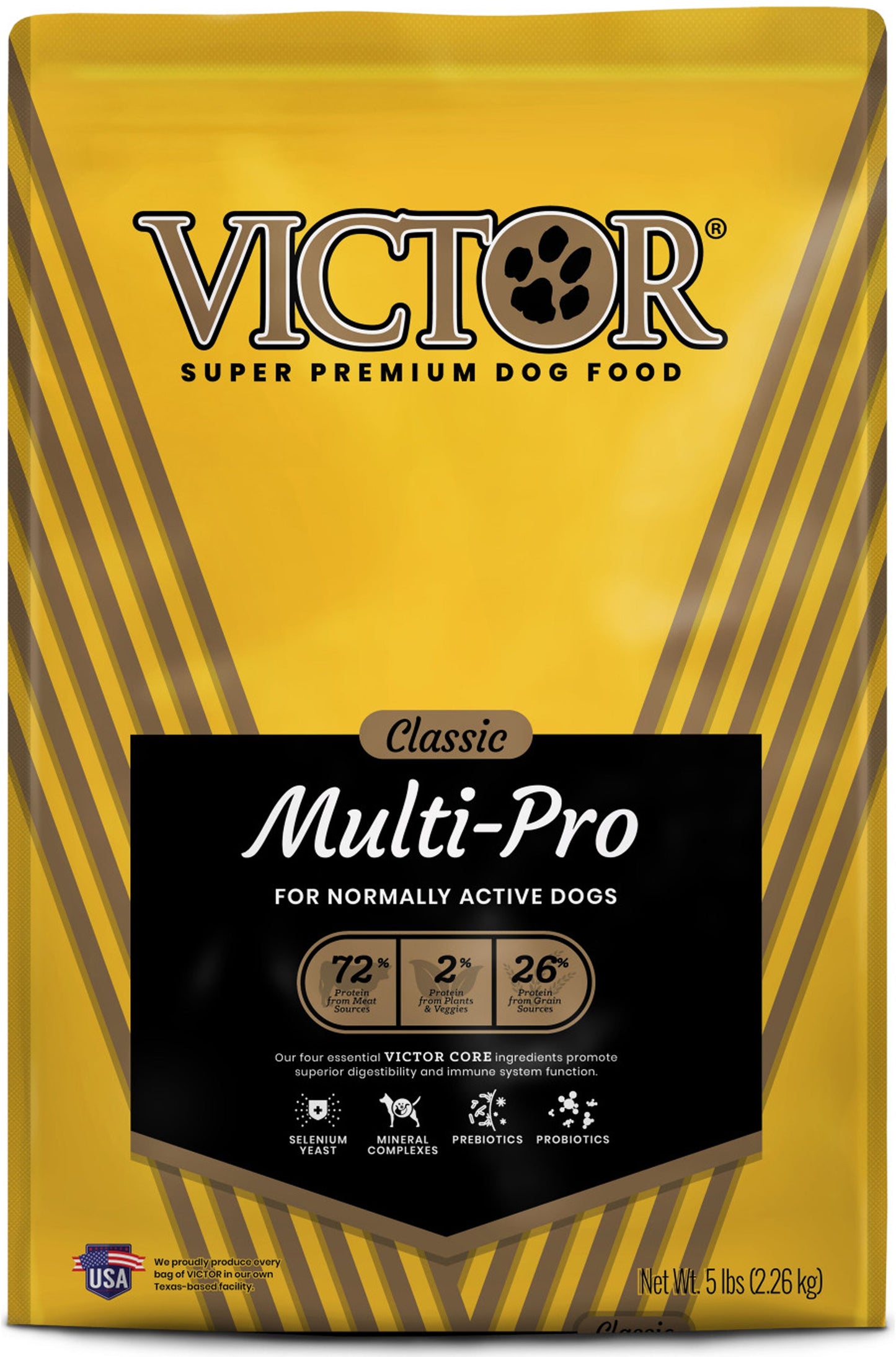 Victor Super Premium Dog Food Classic Multi Pro Dry Dog Food Beef 5lb