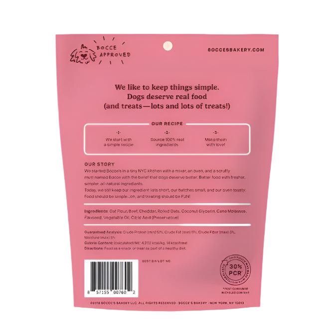 Bocces Bakery Dog Soft And Chewy Say Moooo 6oz