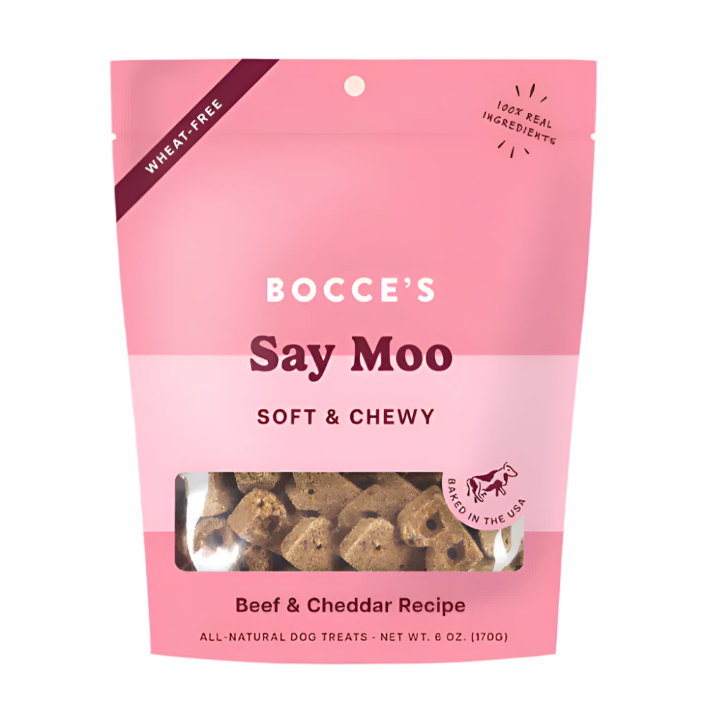 Bocces Bakery Dog Soft And Chewy Say Moooo 6oz