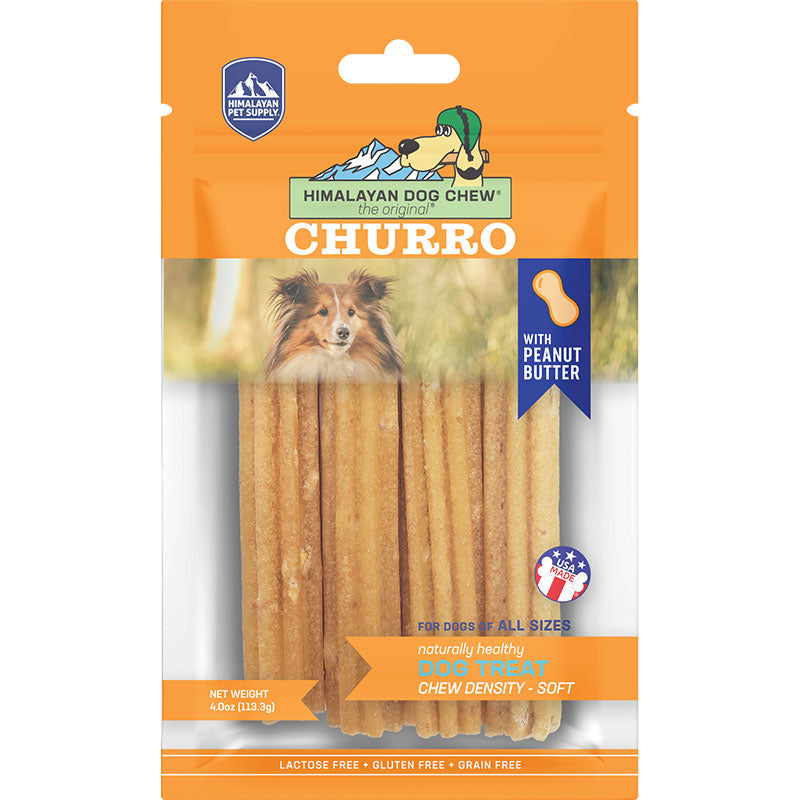 Himalayan Dog Yaky Churro Peanut Butter 4 oz