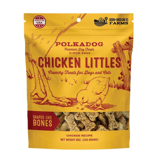 Polka Dog Bakery Dog Chicken Little Bones 8oz.