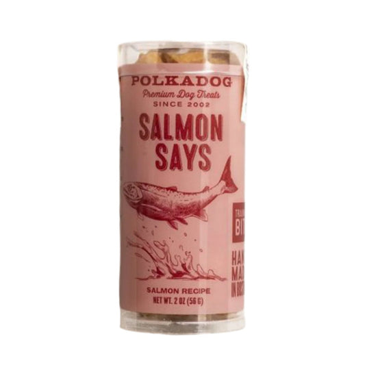 Polkadog Bakery Salmon Says Training Bits 2oz. Tube