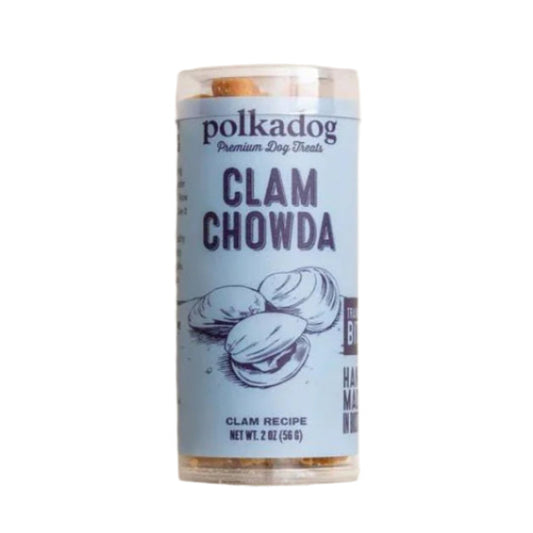 Polka Dog Bakery Dog Clam Chowda 2oz. Tube