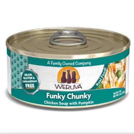 Weruva Cat Funky Chunky Chicken Soup with Pumpkin 3oz. (Case of 24)