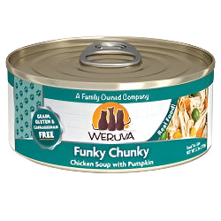 Weruva Cat Funky Chunky Chicken Soup with Pumpkin 5.5oz. (Case of 24)